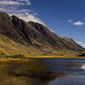 Afternoon, Glencoe, Landscape, Loch Achtriochtan, Scotland, Spring