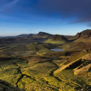 Isle Of Skye - The Quiraing, Landscape, Morning, Scotland, Spring, Sunset