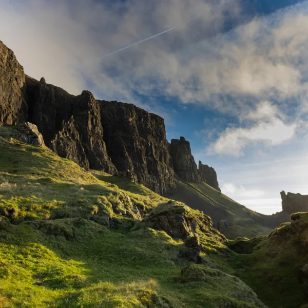 Isle Of Skye - The Quiraing, Landscape, Morning, Scotland, Spring, Sunset