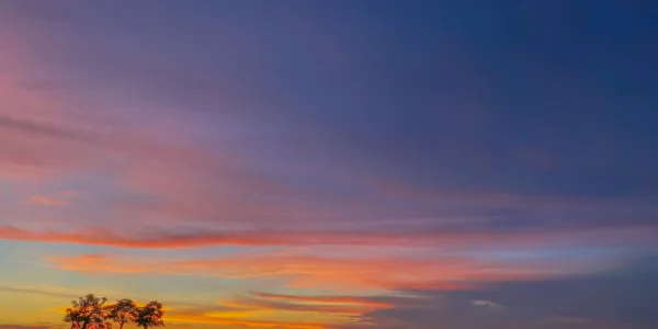 Botswana, Chobe River, Landscape, Sunset