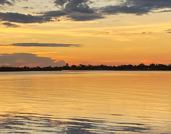 Botswana, Chobe River, Landscape, Sunset